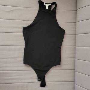 Express Halter Racerback Thong Bodysuit